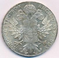 Ausztria 1780SF Tallér Ag "Mária Terézia" utánveret T:1,1- patina Austria 1780SF Thaler Ag...