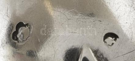 Ezüst(Ag) női fejes díszkanál, jelzett, h: 11 cm, nettó: 12 g