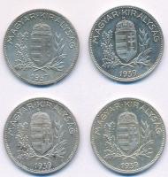 1937. 1P Ag + 1939. 1P Ag (3x) T:1-,2 karc
Adamo P6