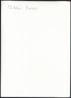 cca 1975 Borsos Miklós (1906-1990) szobrászművész műtermében, fotó, 18×13 cm