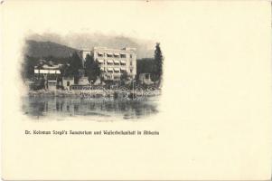Abbazia, Opatija; Dr. Koloman Szegős Sanatorium und Wasserheilanstalt / sanatorium, spa, baths