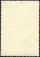 cca 1940 Heti vásár Betlehemben (Erdély), hátoldalon feliratozott fotó, 8,5×6 cm