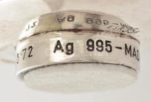 Nagy méretű masszív, ezüst tojás. Szentek és a Szűzanya figurális díszítésével 72 mikron ezüst réteg...