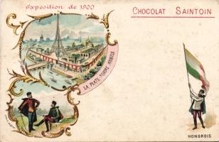 Paris 1900 Expo Hungarian pavillon Litho (fl)