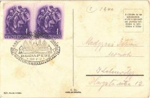 1938 Budapest XIV. Hősök tere, Szentév. So. Stpl (EK)