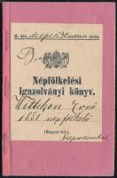1905 Népfölkelési igazolvány Igló