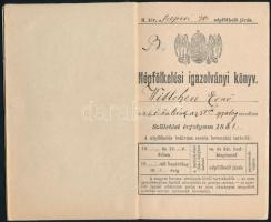 1905 Népfölkelési igazolvány Igló