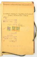 1901-1940 Kispesti forgalmi teleppel tervrajzok, 5 db, közte BSZKRT kispesti forgalmi telepen lévő k...