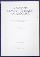 Kaptay Antal: A magyar okmánybélyegek katalógusa (Budapest, 1966)