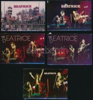 Beatrice koncert, 5 db színes fotó, 6×9,5 cm
