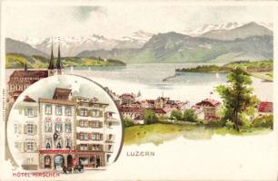 Luzern Hotel Litho