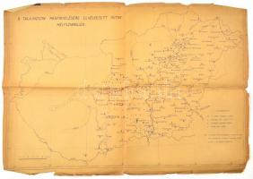 cca 1920-1940 Tervezet az alföldi talajvízmegfigyelő szolgálat megszervezéséről. Benne érdekes, kapc...