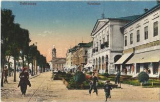 Debrecen, Városháza, Csillag Arthur üzlete, fali reklám, hirdetések, kályha és vasbútor raktár (Rb)