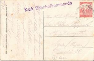 1917 Kőrösmező, Körösmező, Jaszinya, Jasina, Yasinia; Bíróvölgy, Kis Pietrosz / Pietrosz + "K.U...