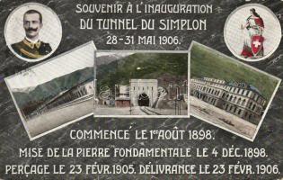 Simplon Tunnel inaguration