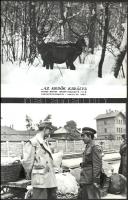 cca 1985-1995 5 db sajtófotó és filmfotó 18x24 cm