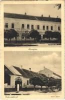 1941 Dunaszekcső, Községháza, Római katolikus elemi iskola. Albert József kiadása (EK)