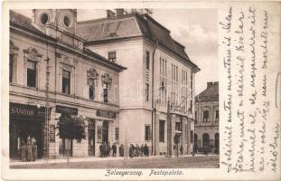 1927 Zalaegerszeg, Postapalota, Általános Biztosító Társulat, Brandl Mór üzlete. Kakas Ágoston kiadása
