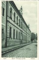 Győr, Szent Orsolya zárda, iskola - képeslapfüzetből / from postcard booklet