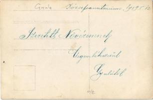 1919 Gyula, József szanatórium, bajszos betegek. photo