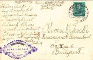 1933 Jászberény, látkép, templom, szőlő. Szabó József photo