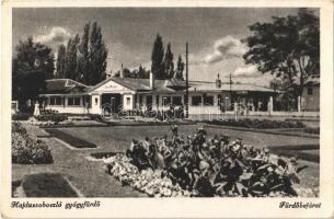 1949 Hajdúszoboszló, Fürdő bejárata (EK)