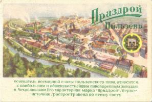 Plzen, Pilsen; Bürgerliches Bräuhaus / Czech brewery advertisement in Russian edition