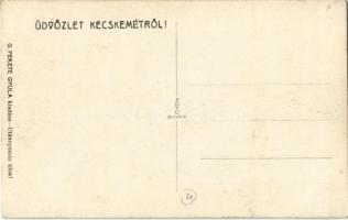 Kecskemét, Dinnye vásár, piac. G. Fekete Gyula kiadása. photo