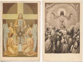 1938 Budapest XXXIV. Nemzetközi Eucharisztikus Kongresszus - 8 db régi képeslap / 34th International...