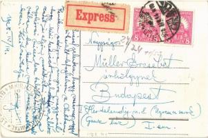 1928 Kőszeg, XVIII. századbeli evangélikus templom és a ráépítendő harangtorony terve. A tervező Kós...