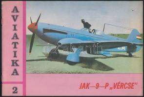 1984 Aviatika 1-2. (LI-2 "TEVE", JAK-9-P "Vércse." Bp., 1984., Lapkiadó Vállalat...