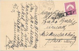 1929 Putnok, Református templom, Kohn József szobafestő üzlete. P. K. és G. K. kiadása (EK) + "...