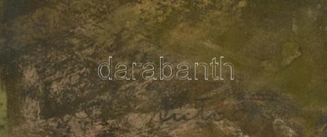 Deli Antal (1886-1960): Falusi ház. Pasztell, papír, jelzett, üvegezett keretben, 39×48 cm