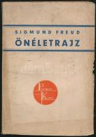 Sigmund Freud: Önéletrajz. Bp.,én., Pantheon. Kiadó papírkötés, megviselt állapotban, kissé foltos, kissé sérült borítóval, a borító egyik sarkán gyűrődéssel, a könyvtest elvált a borítótól, intézményi bélyegzővel.