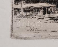 Boldizsár István (1897-1984): Galambdúc. Rézkarc, papír, jelzett a dúcon (hátoldalán hagyatéki pecsé...