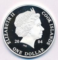 Cook-szigetek 2004. 1$ Ag "Ázsia történelme - Szamurájok" kapszulában, tanúsítvánnyal (19,...