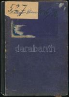 1930 Munkakönyv asztalos számára, szakadásokkal