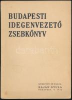 Budapesti Idegenvezető Zsebkönyv. Szerk. és kiadja: Baján Gyula. Bp., 1933., Általános Nyomda. Kiadói papírkötés.