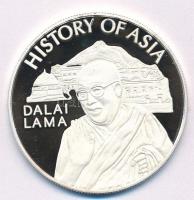 Cook-szigetek 2006. 1$ Ag Ázsia történelme - Dalai Láma kapszulában, tanúsítvánnyal (20,15g/0.999/39mm) T:PP  Cook Islands 2006. 1 Dollar Ag History of Asia - Dalai Lama in capsule with certificate (20,15g/0.999/39mm) C:PP