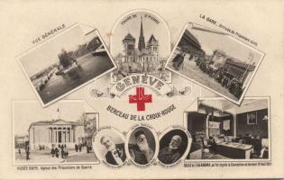 Geneve Railway-station, red cross