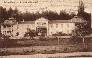 Bártfafürdő Schedel villa, kilátó