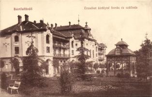 Bártfafürdő Erzsébet királynő forrás és szálló