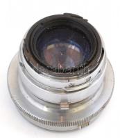 Carl Zeiss Jena Sonnar 50mm f/2 objektív Contax bajonettel, frontlencsén mikrokarcok, + 2 db kioldó ...