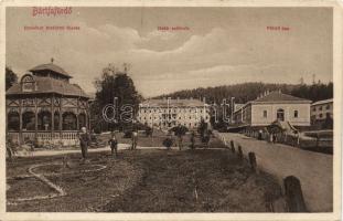 Bártfafürdő Erzsébet forrás, Deák szálló, fürdő ház