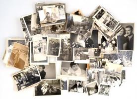 cca 1960-980 Több mint 80 db fotó, főként családi életképek, különböző méretben