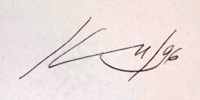 Kass János (1927-2010): Ros Hásáná. Zsidó újév. Rézkarc, papír, jelzett AP artist print - művésznyom...