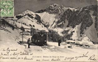 Caux Railway-station