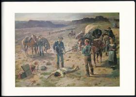 cca 1980 Markos Lajos színes vadnyugati képeinek katalógusa. 64p