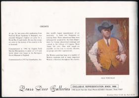 cca 1980 Markos Lajos színes vadnyugati képeinek katalógusa. 64p