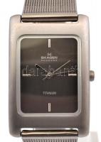 Skagen Titanium dán kvarc karóra fém szíjjal, elemmel, működő, jó állapotban 24x34 mm